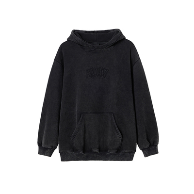 加绒韦恩泽维尔休闲连帽套头卫衣