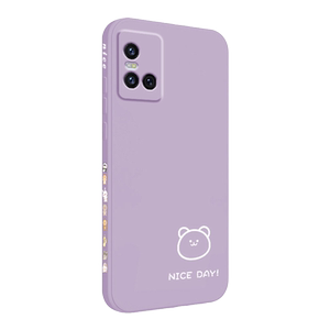 vivos10手机壳新款vivos10pro简约小熊小兔女液态硅胶全包防摔手机套vivis10e网红5G超薄直边男s10e青春外壳