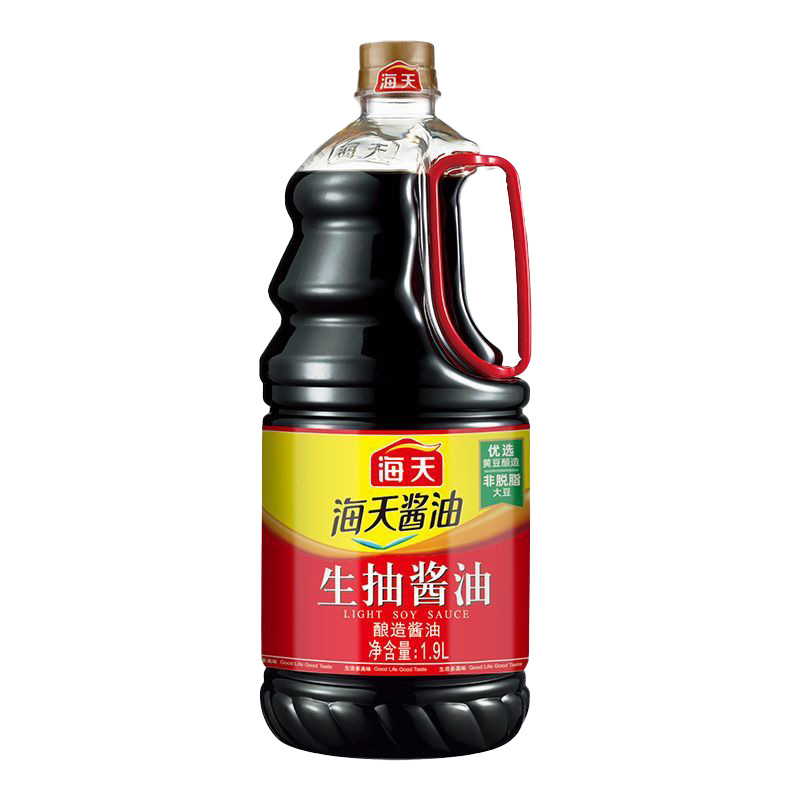海天生抽酱油1.9L酿造酱油