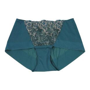 不退换戴芝蒂断码女士纯色内裤无痕平角裤青年简约中腰裤头50878