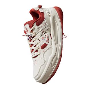 匹克态极厚底运动鞋男款冬季防滑复古新年战靴休闲鞋系带黑色板鞋