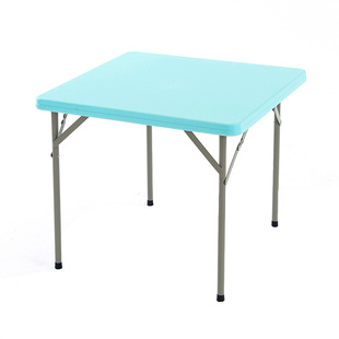 折叠餐桌正方形家用便携简易麻将桌椅小户型摆摊四方吃饭桌掼蛋桌