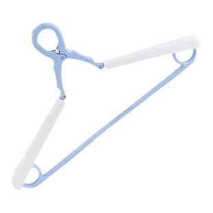 汇丰信佳多功能晾晒无痕防风防滑可伸缩塑料衣架防掉落裤挂架卡扣