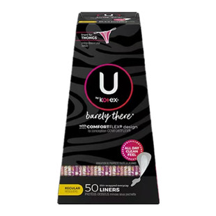 美国Kotex高洁丝丁字裤T裤专用thong护垫 50片