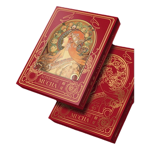 官方正版  穆夏画集画册正版精装书籍  阿尔丰斯慕夏手绘油画大师画册作品集海报插画美术生油画册文艺复兴欧洲大师艺术作品