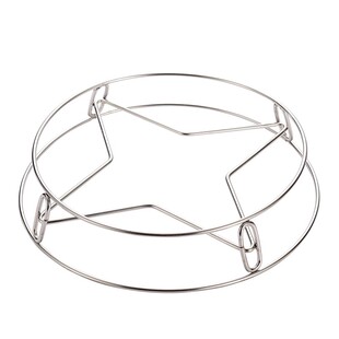 厨房多功能用品家用隔热垫锅垫架不锈钢放锅台面置物架锅架子蒸架