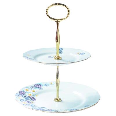 royalalbert皇家骨瓷多层点心盘