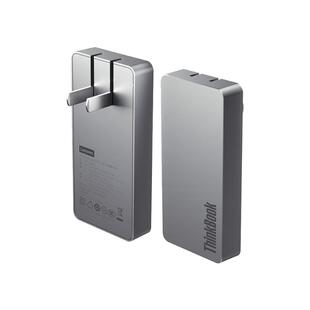 联想ThinkBook氮化镓原装充电器GaN 65W PD快充 Type-C饼干电源13s/14s/15手机平板笔记本电脑快充便携适配器
