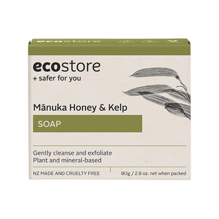 新西兰ecostore宜可诚麦卢卡蜂蜜海藻皂沐浴洁面洗手家用香皂80g