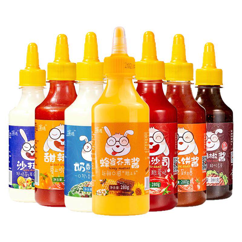 蜂蜜芥末酱百搭家用轻食组合酱料