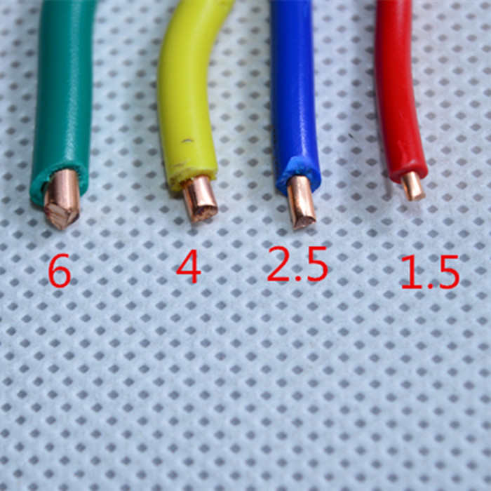 家装电线BV1.5/2.5/4/6/10/16/25/35/50平方单芯线铜芯线国标包邮