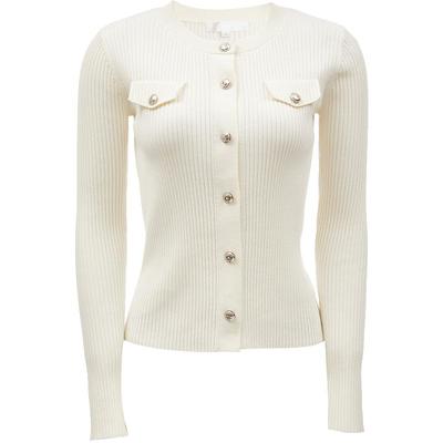 ONLY螺纹圆领毛衣针织衫