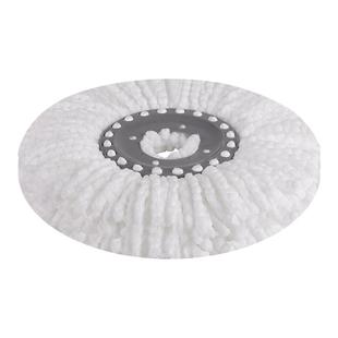 通用旋转拖把头替换装家用加厚加密吸水墩布不掉毛圆形拖布头配件