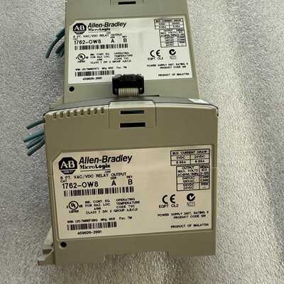 罗克韦尔AB MicroLogix 1762-OW8模块，—议价