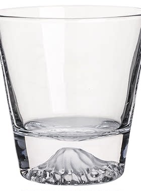 出口日本富士山杯耐热水晶玻璃杯