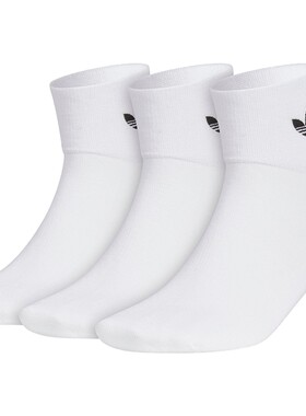 adidas阿迪达斯三叶草男女ORI ANK SOCK 3P休闲袜子JC9288