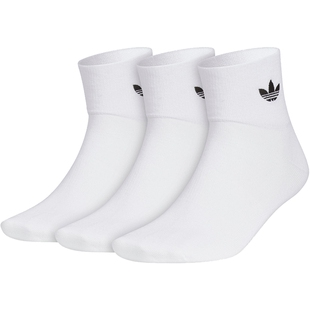 adidas阿迪达斯三叶草男女ORI ANK SOCK 3P休闲袜子JC9288