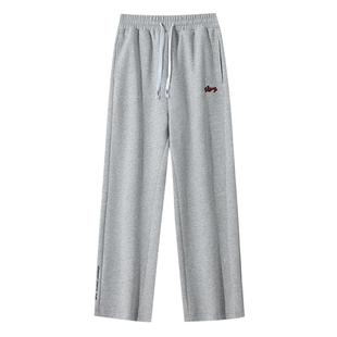 维动长裤运动裤男冬季新款美式跑步训练卫裤宽松休闲篮球直筒裤子