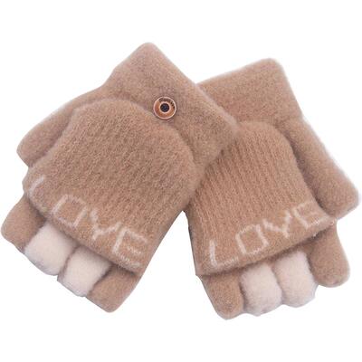 冬季手套半指手套男女