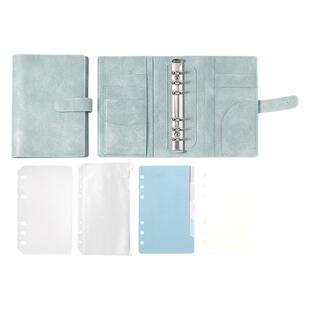 NOTE FOR 皮面A6per活页手帐套装《复古轻轻》轻奢复古仿真皮活页手帐本A7活页本手账记事本可加活页插板