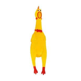 尖叫鸡公仔整蛊玩具鸡拖鞋蒙眼打人团建游戏道具解压怪叫鸡惨叫鸡