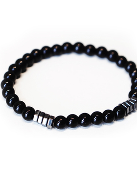 LD原创手工手链黑曜石