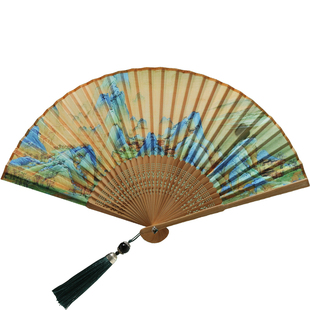 素娘古风扇子折扇女款夏天结实耐用随身小巧便携折叠小扇子舞蹈扇
