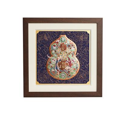 敦煌福禄双至敦煌葫芦版画