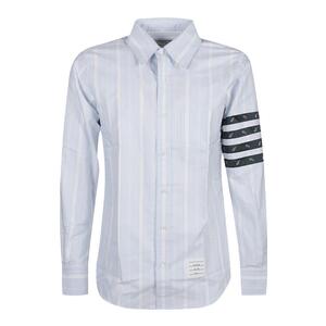 ThomBrowne4条纹装饰直纹衬衫