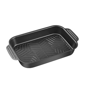 烤鱼盘长方形家用电磁炉专用烤盘燃气灶通用可明火烤鱼锅烤肉托盘