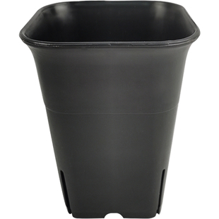 B型方形控根加厚万象盆黑色塑料多肉花盆绿植月季扦插盆景兰花盆