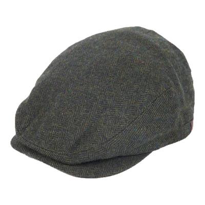 上海现货正品英国进口barbour羊毛帽贝雷帽粗花呢平帽复古绅士帽