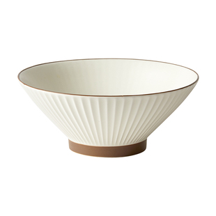 jiwoo拉面碗家用高级感陶瓷泡面碗大碗日式斗笠喇叭宽口螺蛳粉碗