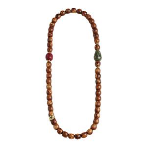 陈籽星月菩提子手串手持念佛珠收藏级正品文玩配饰朱砂和田玉貔貅