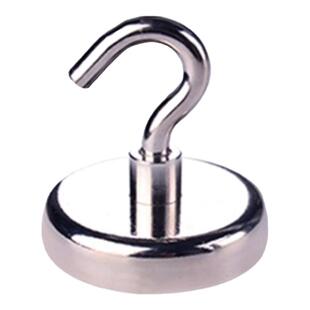 磁吸挂钩免打孔入户门无痕冰箱磁铁钥匙挂钩门后强力吸铁磁力粘钩