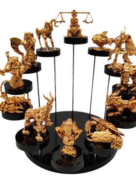 12星座黄金圣衣神话雕像摆件收藏