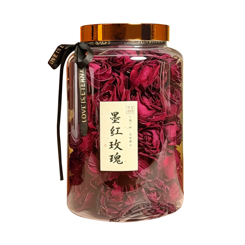 蒲草茶坊云南冻干墨红玫瑰无硫熏