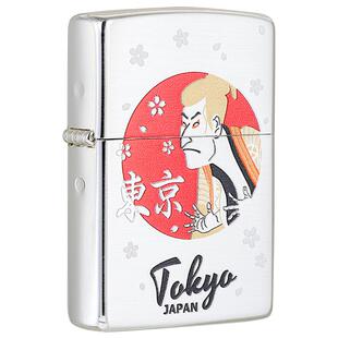 ZIPPO官方旗舰店防风煤油男士打火机日版原装进口歌舞伎收藏送礼