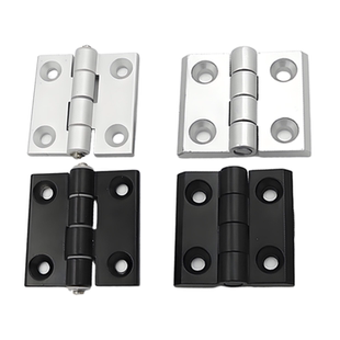 铝型材合页铝合金锌合金2020 3030 4040 4545金属铰链黑白门框窗