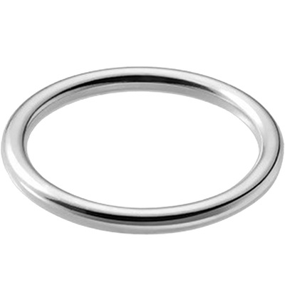 S999纯银素圈戒指女足银尾戒简约细圆戒时尚百搭指环