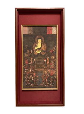 唐卡药师佛国画高端定制送礼品