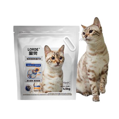 【小银钻囤货】LORDE里兜小银钻钠基矿砂猫砂除臭猫沙12袋