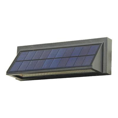 太阳能家用户外照明壁灯感应超亮围墙大门灯铝合金单晶硅大功率