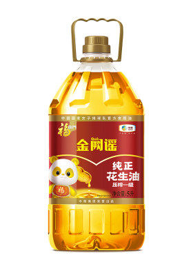 福临门金阙谣压榨一级花生油5L