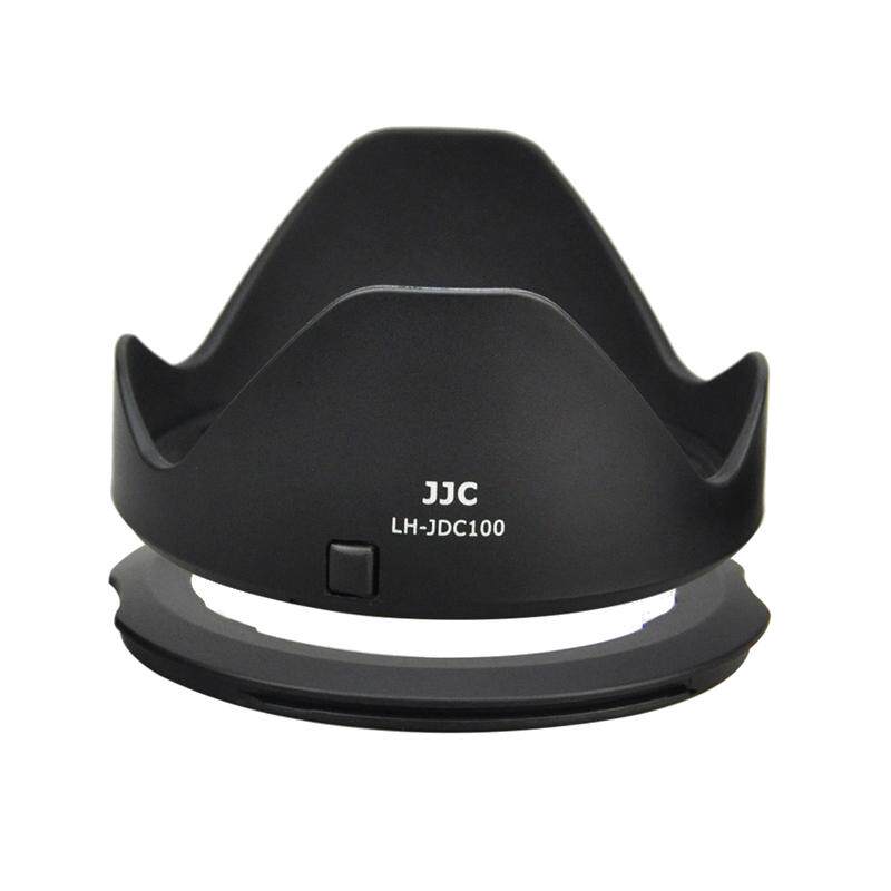 JJC适用于佳能LH-DC100遮光罩POWERSHOT SX60/SX50/G3X/SX520/SX70HS相机配件带转接环FA-DC67B可转接滤镜