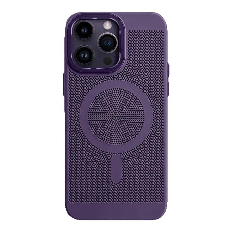 夏季适用苹果iPhone16散热磁吸带镜头膜手机壳1514plus新款超薄13pro赞透气12mini全包11proma