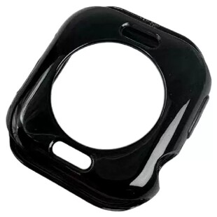AppleWatch12代手表壳46mm镂空全包透明42mm硅胶保护壳iWatchS11表套适用于苹果手表UItra4软胶SE3保护套45mm
