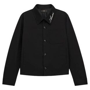 【新品】AMIRI2026早秋新品男士手写体LOGO外套衬衫夹克