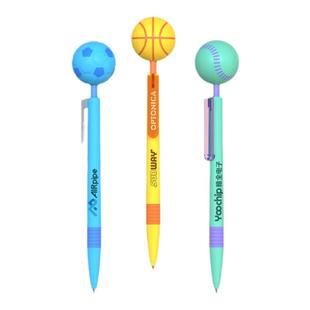 欧文赛斯指尖旋转球按动中性笔可印刷logo企业定制礼品公司会议宣传广告笔定制logo趣味减压刻字笔塑料刻字笔