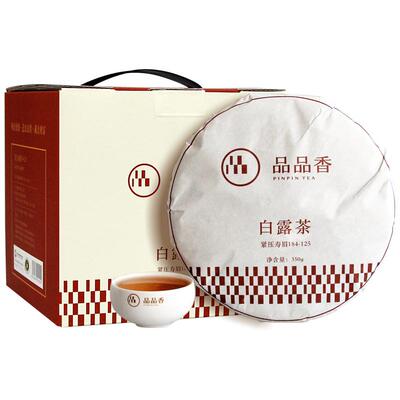 品品香白茶白露茶寿眉饼1750克